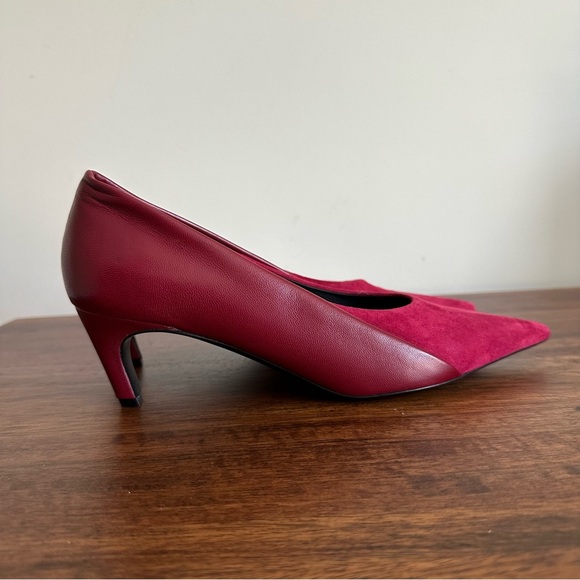 NWOT. AngelaChiara Venezia Women's Pink Suede Heels. Size 6 - Picture 11 of 11